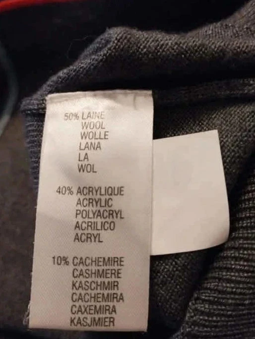 Grijze cardigan met kleurrijke bies, Rodier Paris, M – photo 7